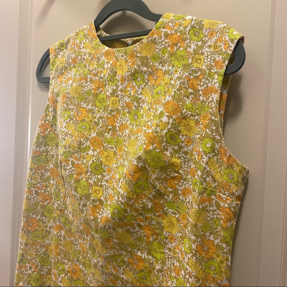 Vintage 70’s Handmade Floral Dress